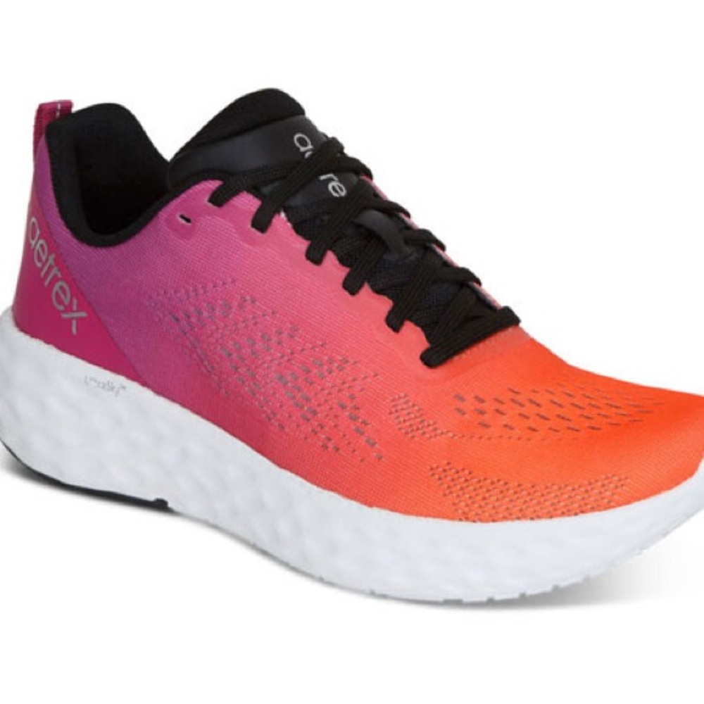 Aertex Women's Gradient Pink-Orange Running Shoe Size 10
